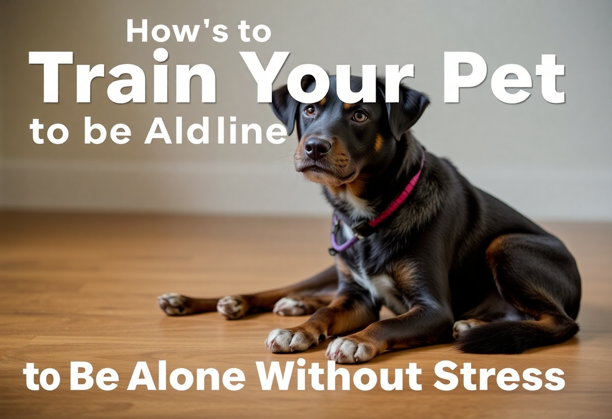 How to Train Your Pet to Be Alone Without Stress