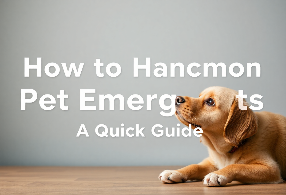 How to Handle Common Pet Emergencies: A Quick Guide