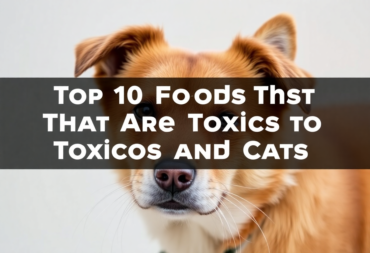 Top 10 Foods That Are Toxic to Dogs and Cats